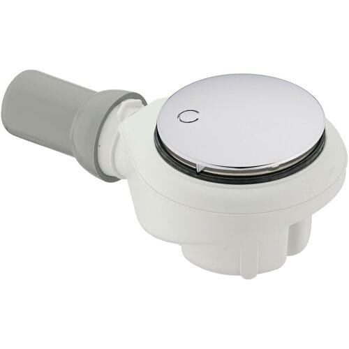 Villeroy & Boch Tempoplex Plus douchebakafvoer v douchebak - met gat 90mm chroom