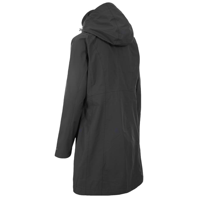 Trespass - Dames Rainy Day Waterproof Jas (Zwart)