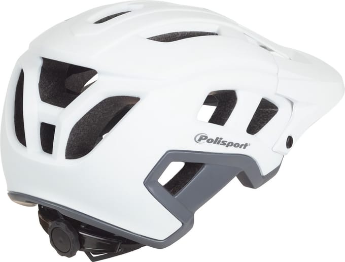 Fietshelm Polisport Mountain Pro M 55-58 cm - wit / grijs