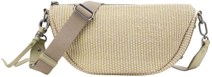 FREDsBRUDER Schoudertas City - Beach - Repeat Halfmoon Bag Olive Crème