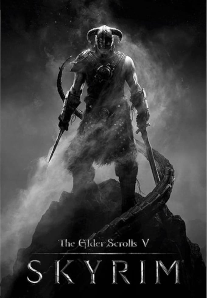 GBeye Poster - Skyrim Dragonborn - 91.5 X 61 Cm - Multicolor