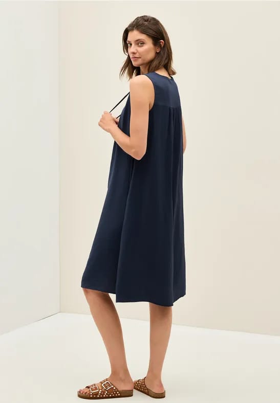 Jurk in effen kleur