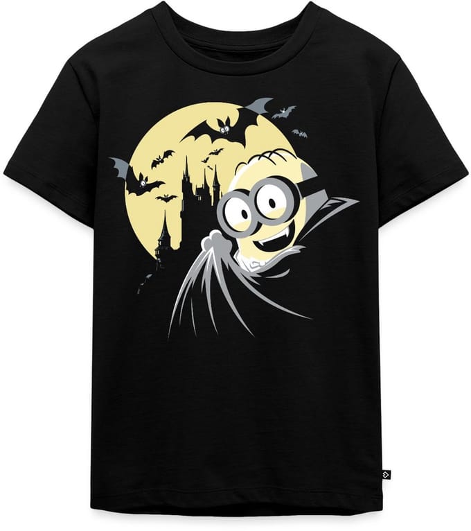 Minions Dave Halloween Premium T Shirt Kinderen