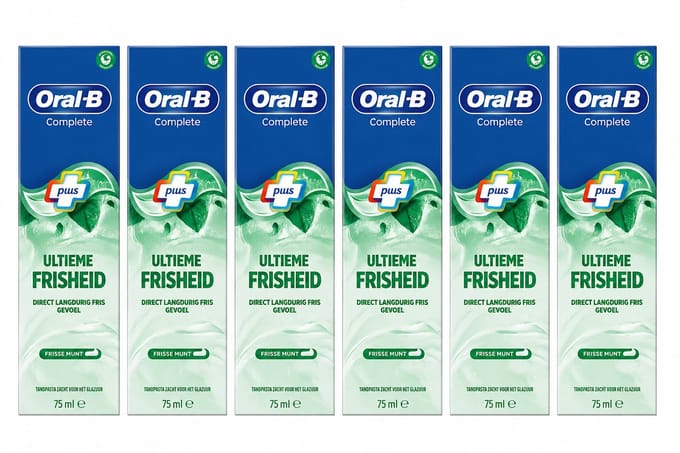 Oral-B Complete Ultimate Fresh Tandpasta – 6 x 75 ml