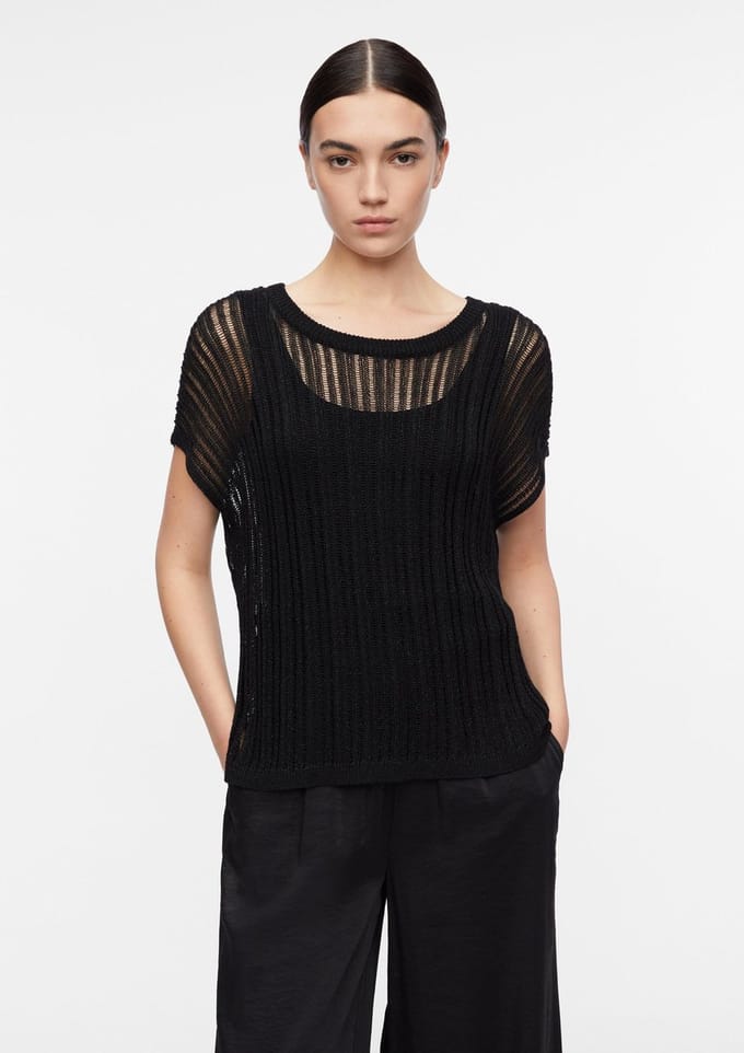 Ruime viscose blouse dames COMMA