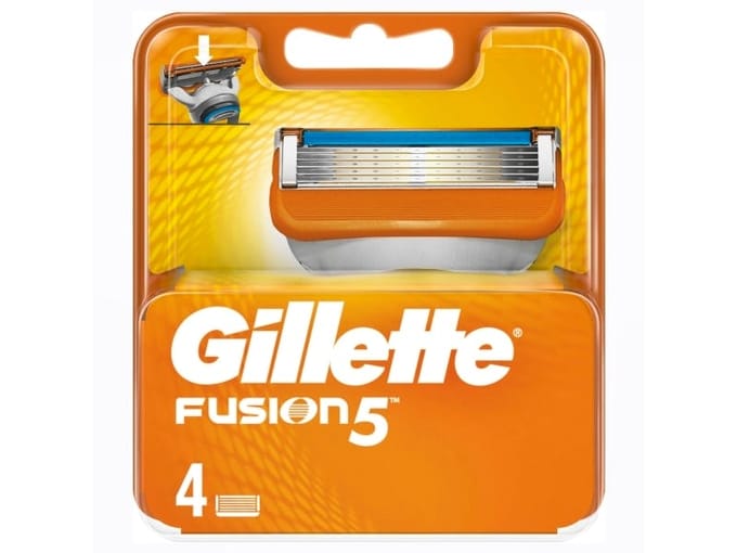 Gillette Fusion Scheermesjes - 4 pak