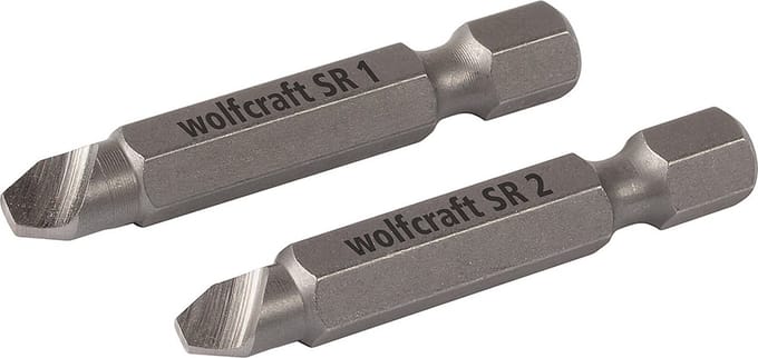wolfcraft - Schroevenverwijderaarset voor schroeven met defect aandrijfprofiel, 2-delig - 2982000