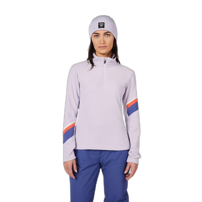 Rossignol Strawpile Fleece Met Halve Rits Paars 2XL Vrouw
