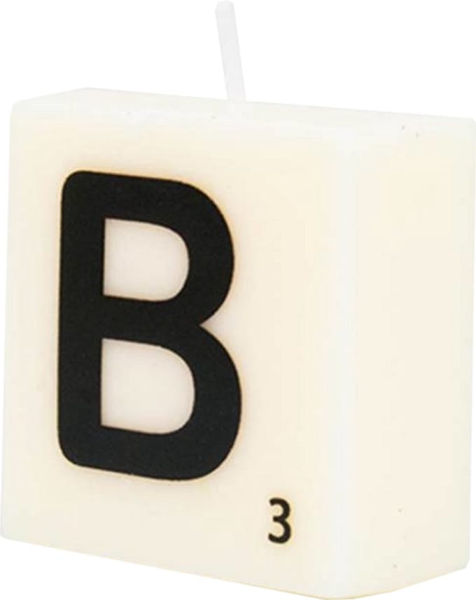 Letter Kaarsje - B