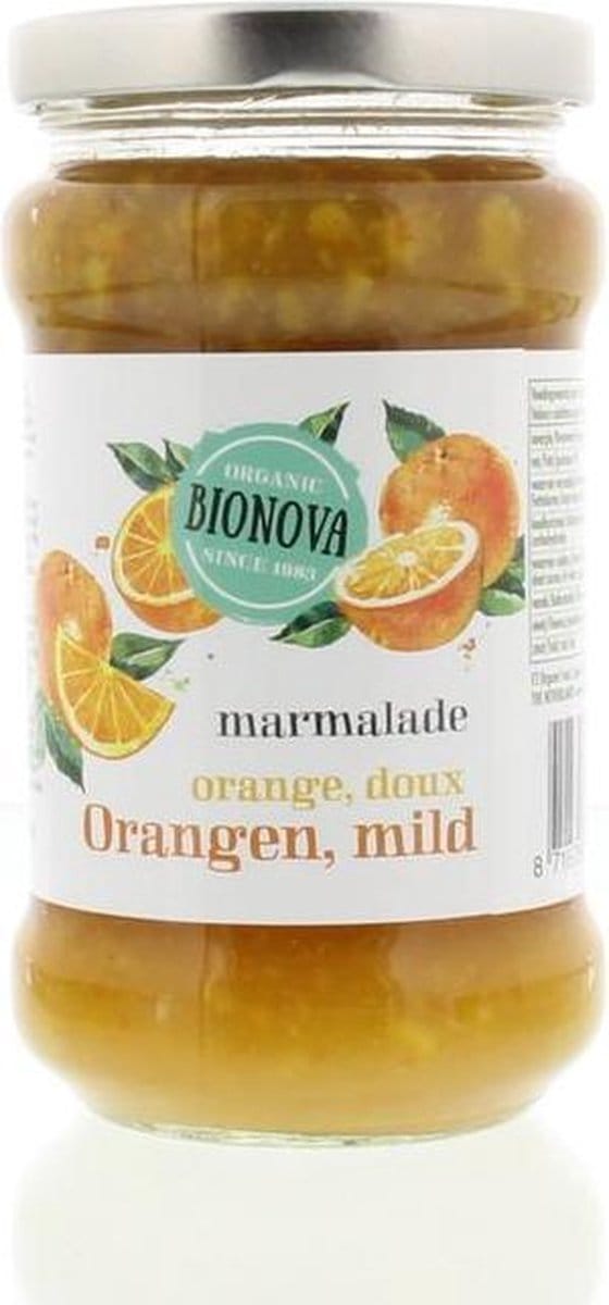 Bionova Sinaasappelmarmelade mild bio 340 Gram