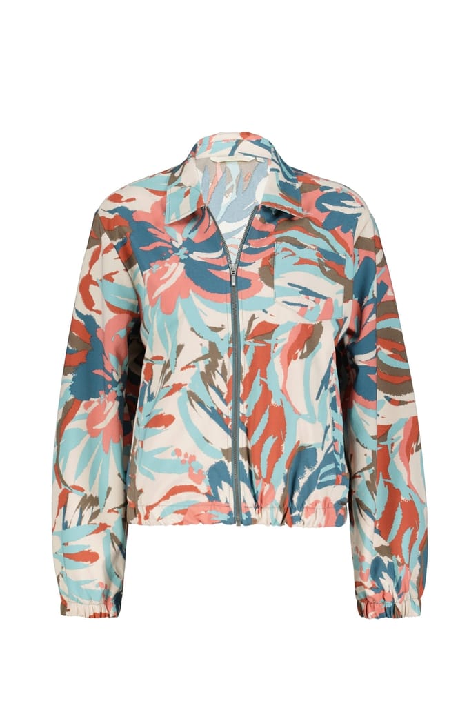 DIDI Travel Jacket Brook Wonderful Print Maat: 48 | Lichte Jassen Outlet | Dames | Blauw