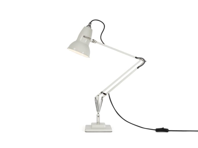 Anglepoise - Original 1227™ Bureaulamp - linnenwit - Ked - met tafelvoet