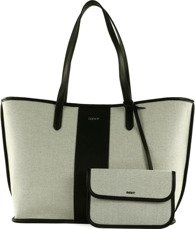 DKNY Schoudertas Shopper Hallie Tote Blk / Natural Crème
