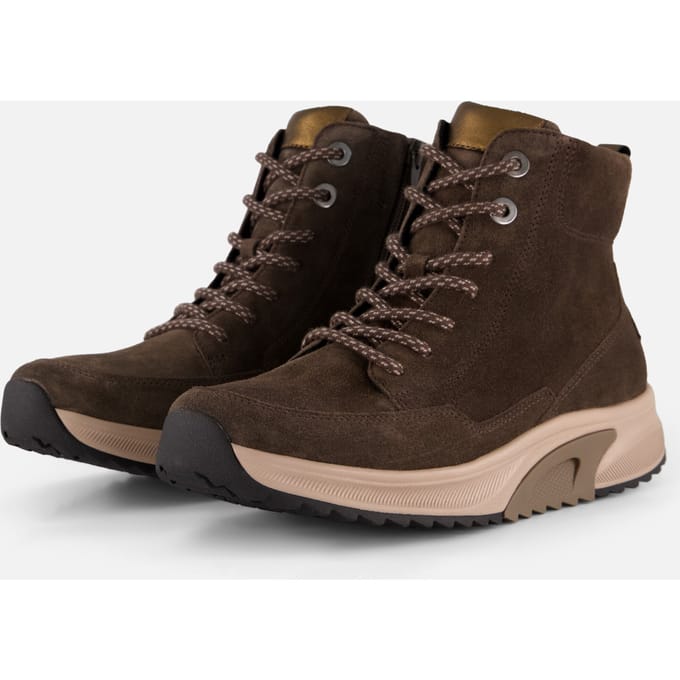 Gabor Rollingsoft Veterboots bruin Suede - Maat 5,5