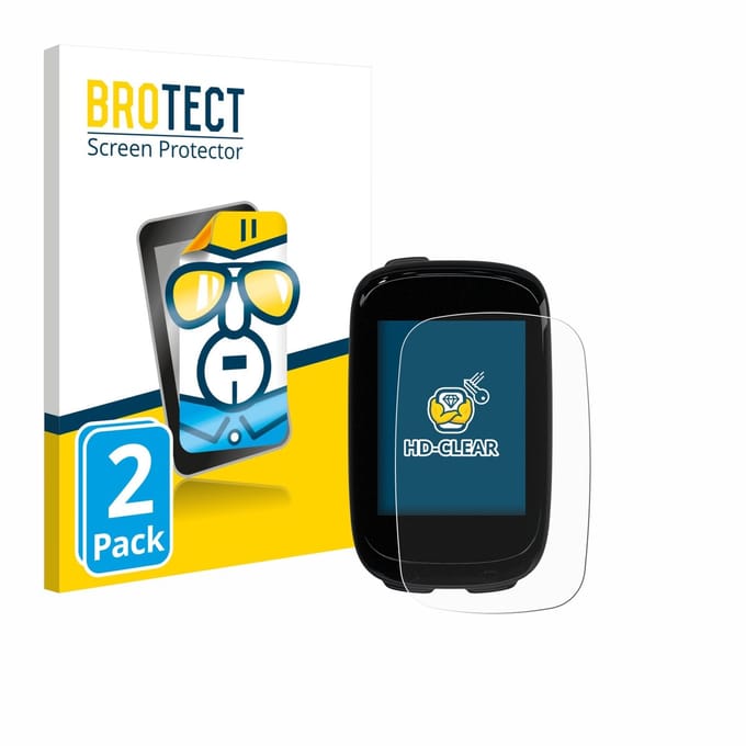 BROTECT - Screenprotector voor Decathlon Van Rysel GPS 500 - Folie Beschermfolie transparant 2 Stuks