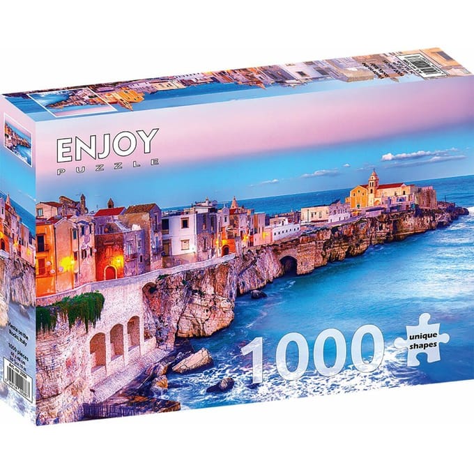 Enjoy puzzel Vieste on the Rocks, Italy - 1000 stukjes.