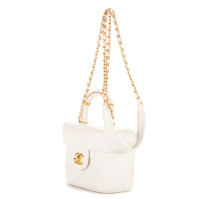 Vanity Top Handle Cosmetic Case Mini Schoudertas