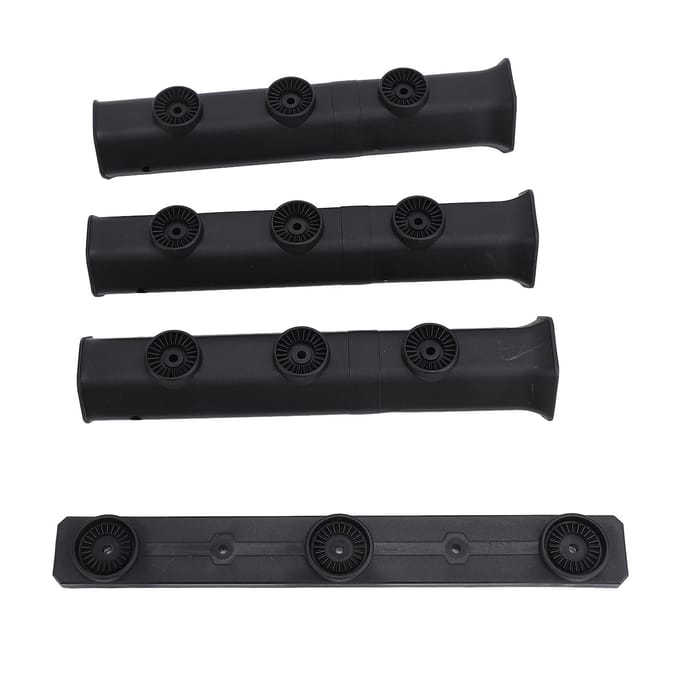 Wandmontage Hengelhouder Plastic Hengel Steun Buis Link Opbergrek met Schroef black