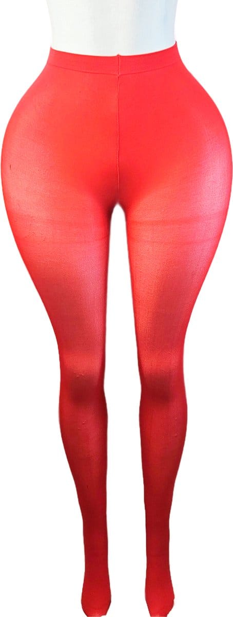 BamBella ® - Panty - onesize - maillot pantys Dames - Onesize - Rood