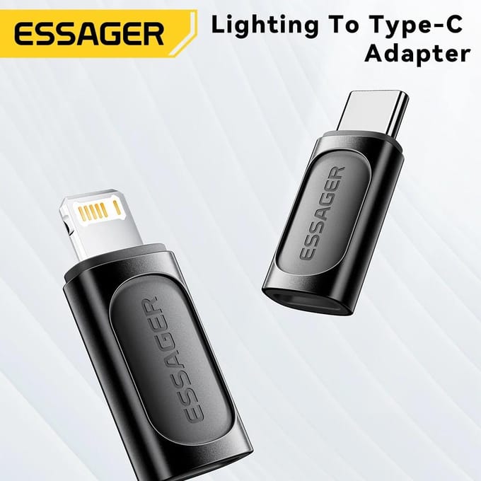 Essager Lighting naar Type C OTG Adapter USB Type C naar Lighting PD 20W Snelladen voor iPhone 15 14 13 12 Pro Max iOS Converter