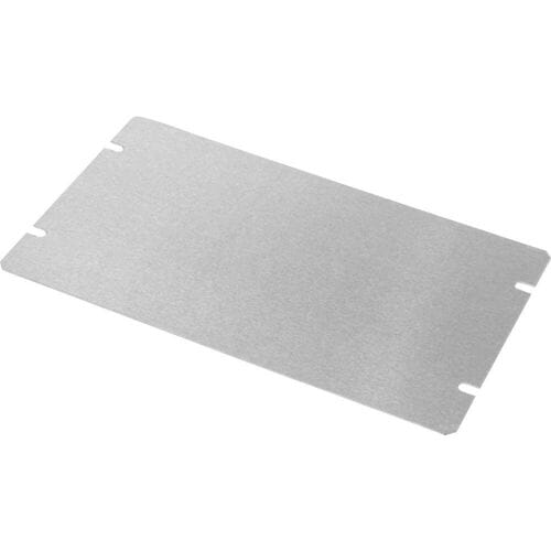 Hammond Electronics 1434-845 Grondplaat (l x b x h) 203 x 114 x 1 mm Aluminium Natuur 1 stuk(s)