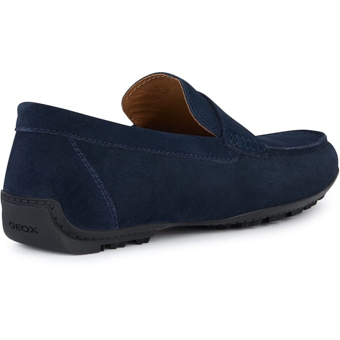Geox U KOSMOPOLIS + GRIP Leren Heren Navy Instappers