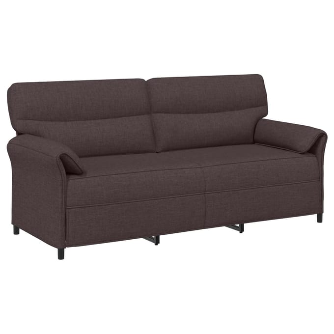 vidaXL - Bank - 100% - polyester - metalen - frame - MDF, - Multiplex