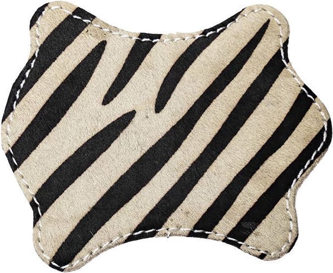 Mars & More Koeienhuid onderzetter- Zebra Print