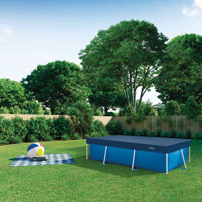 Intex Deluxe afdekzeil - Rechthoekig frame - 300 x 200 cm