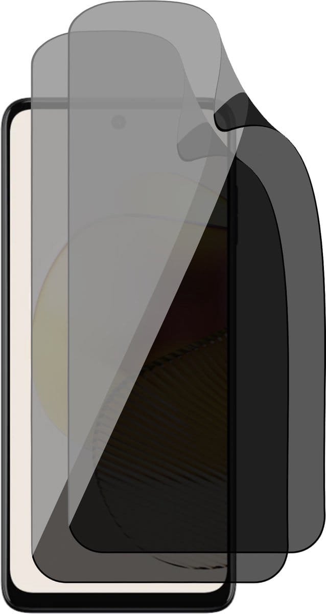 Privacy Screenprotector geschikt voor Motorola Moto G73 - 2x FlexGuard Screen Protector