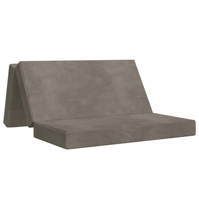 vidaXL - Vouwbare - Sofa - Bed - 180 - x - 67 - x - 45 - cm - Lichtgrijs