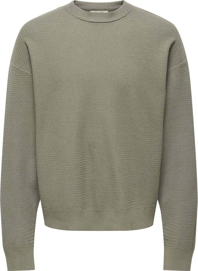 ONLY&SONS - ONSVIEW LS JAQUARD CREW DS NOOS - Heren - Gebreide truien