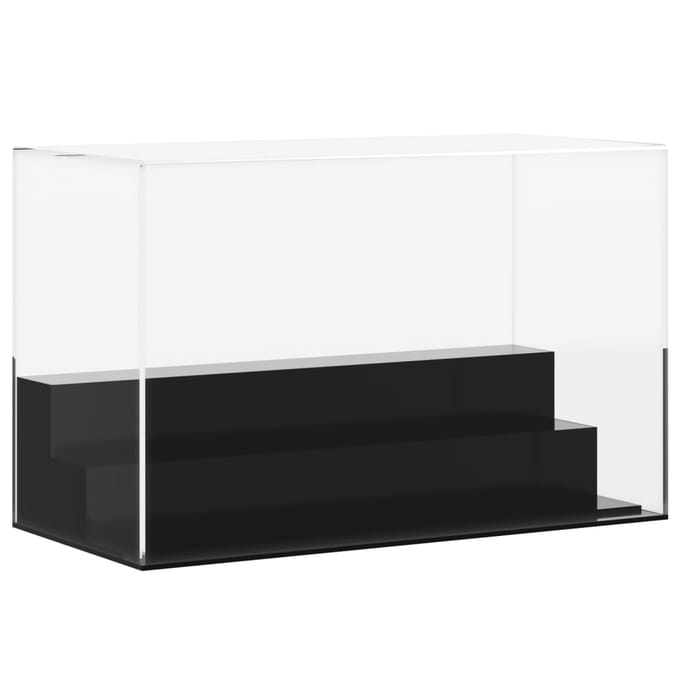 vidaXL - Vitrine - transparant - 25x12x16 - cm - acryl