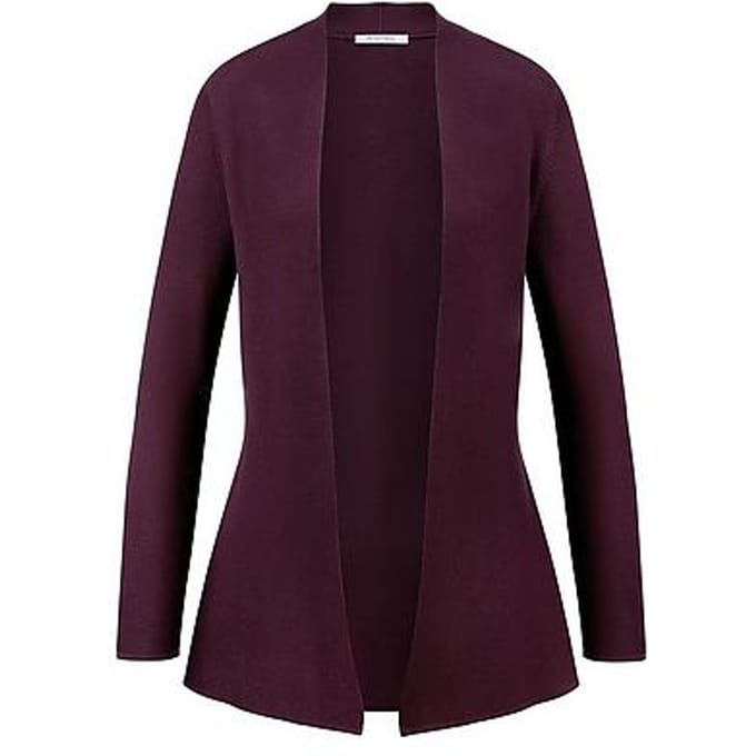 Vest 100% SUPIMA®-katoen lange mouwen Van Peter Hahn paars