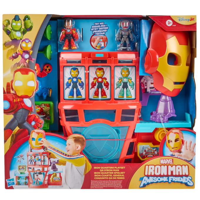 Marvel Iron Man and his Awesome Friends - Iron Quarters - Speelset