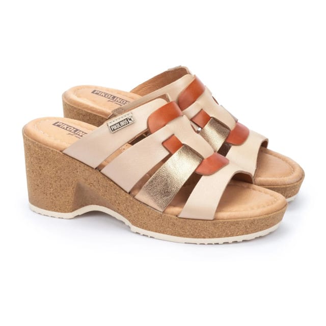 Pikolinos Arenales - dames sandaal - Beige - maat 41 (EU) 8 (UK)
