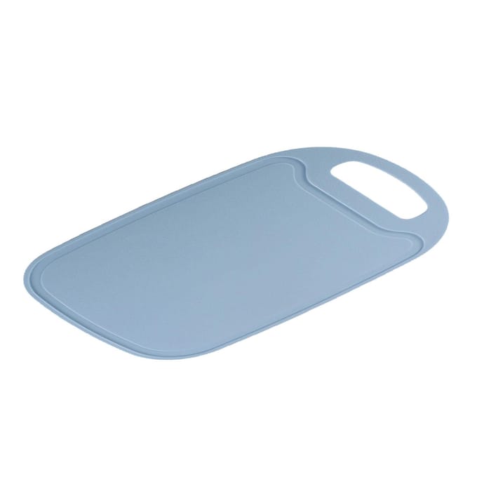Snijplank Plastic Groot Formaat Multifunctioneel met Gemakkelijk Vast te Pakken Handvat Hakbord om te Snijden gray