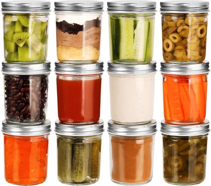Meal Prep Bakjes Glas - Vershoudbakjes - Mason Jar