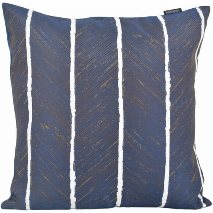 Gek op kussens! Sierkussen shania blauw | 45 x 45 cm | polyester