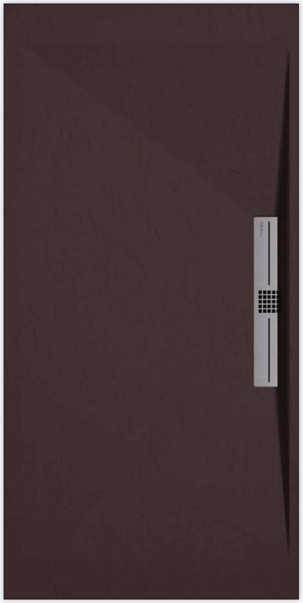 Sanifun douchebak Stone Side Chocolate Slate 1100 x 800 S