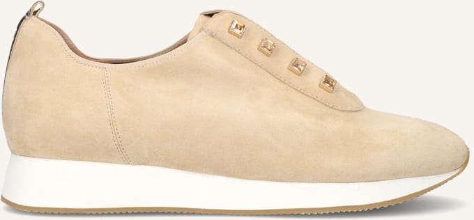 Peter Kaiser 73768 Sneakers - Suède - Dames - Beige - Maat 36