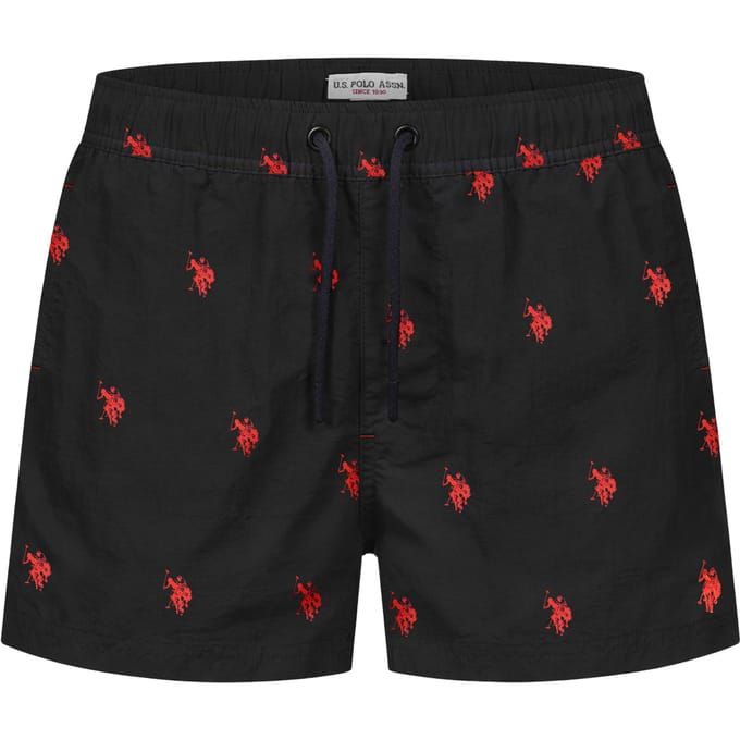U.S. Polo Assn. heren zwemshort met allover logo design