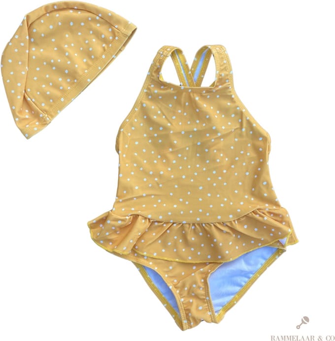Rammelaar&Co Badpak Sunny Dots – Badpak Meisjes – Maat 3 jaar