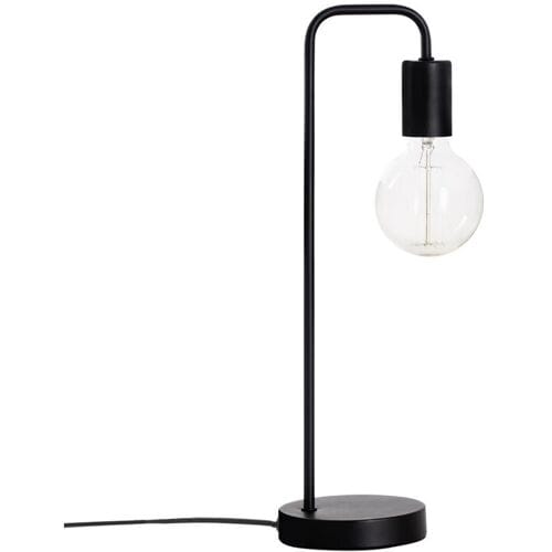 Atmosphera Tafellamp/bureaulampje Design Light - metallic zwart - H46 cm - Leeslamp