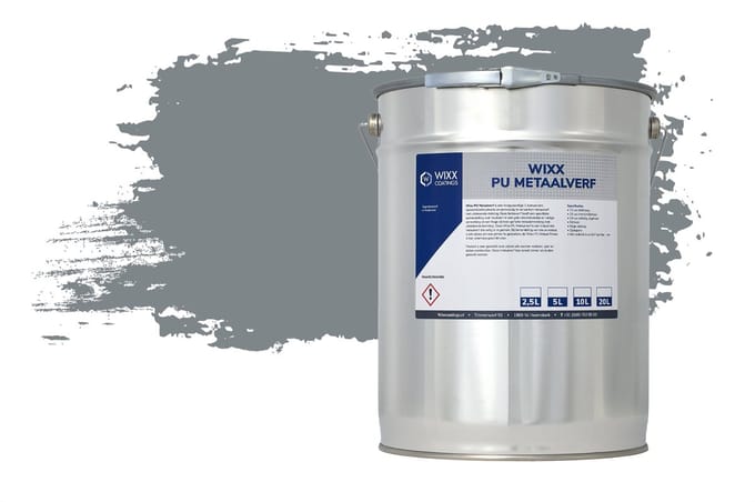 Wixx PU Metaalverf - 20L - RAL 7046 | Telegrijs 2