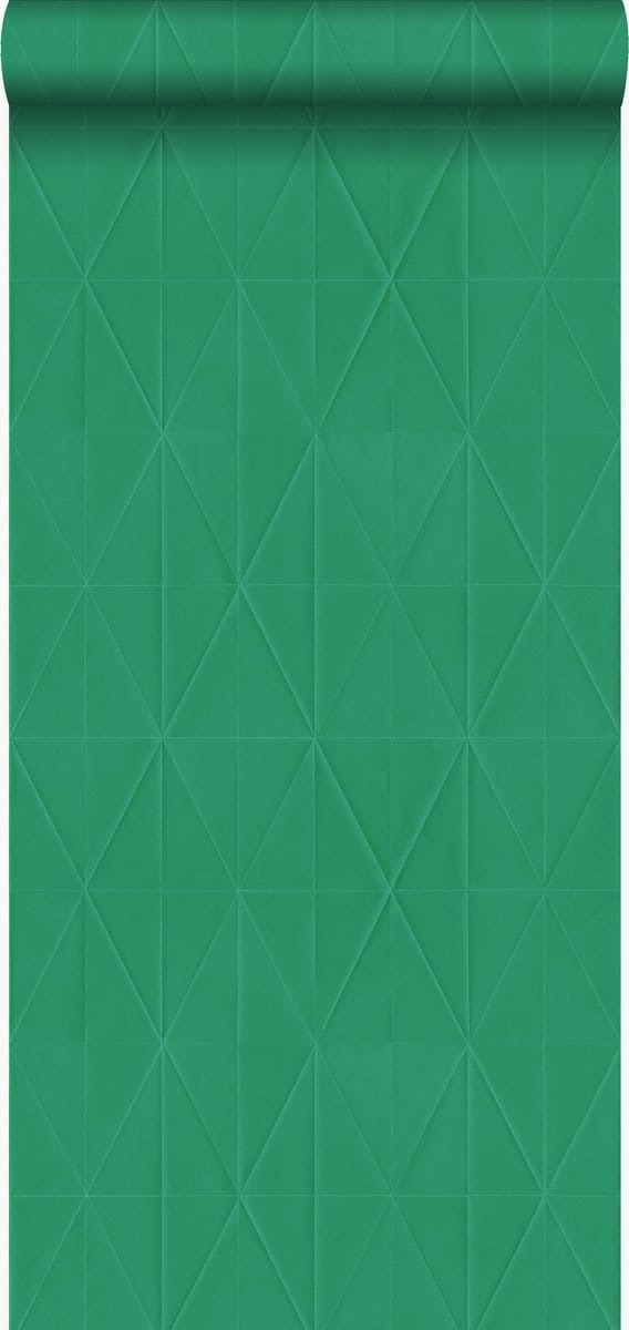 Origin Wallcoverings behang grafische vorm groen - 53 cm x 10.05 m - 347215