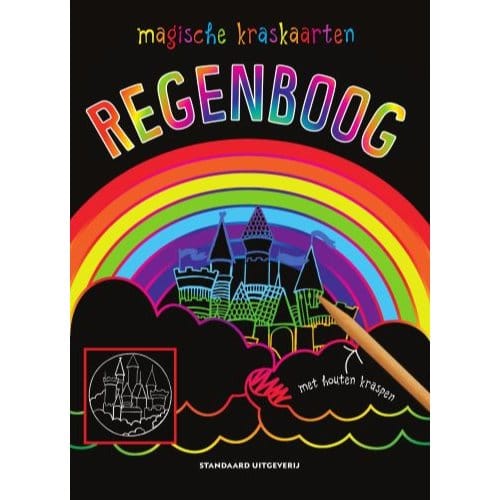 Magische Kraskaarten: Regenboog