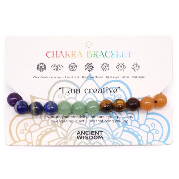 Chakra String Armbanden - 21 Stenen