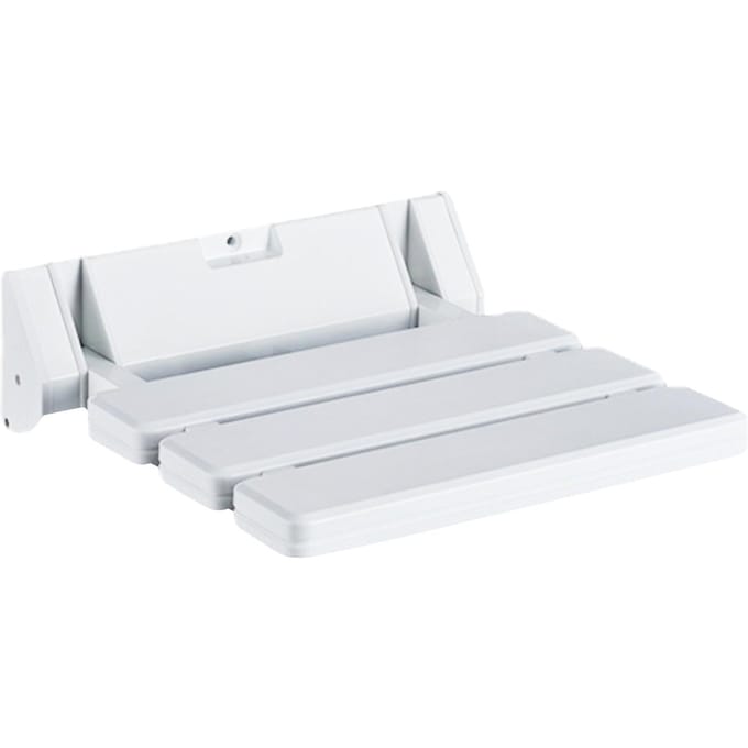 Aan de muur gemonteerde badkamer opvouwbare kruk 330 lbs draaggewicht Antislip opvouwbare douchestoel entree Type 1 wit