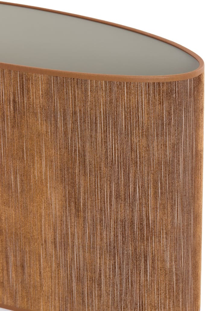 Light & Living - kap - Penny - bruin - textiel - E27 - 3538963